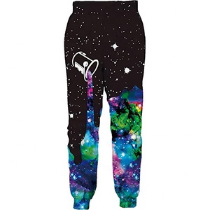 Pantalones Deportivos de Moda Sublimados, 450GSM, Felpa de Poliéster, Cálidos, Casuales, para Gimnasio, Pantalones Deportivos Estampados, Proveedor de Etiqueta Privada OEM Personalizado - Product Image 5