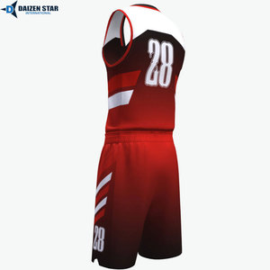 Conjunto de Uniformes de Baloncesto Personalizados por Sublimación para Equipos, con Nombre y Número del Jugador, para Pedidos al por Mayor - Product Image 3