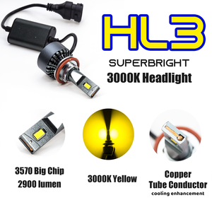 Lampe antibrouillard de remplacement à LED jaune HL3 H11 pour Suzuki Jimny - Product Image 2