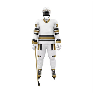 Uniforme de Hockey sobre Hielo de Color Sólido Personalizado de Alta Calidad, Último Diseño, Ropa Deportiva de Verano 100% Algodón, Talla Grande - Product Image 1