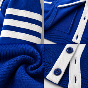 Suéter Cárdigan de Invierno Zeta Phi Beta para Mujer, Personalizado con Cuello en V, Bordado en Chenilla, Acrílico - Product Image 3