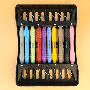 ชุดเครื่องมือทันตกรรม LMI Arte Set 5 แบบตลับ สีดำ คุณภาพพรีเมียม ทำจากสแตนเลสสตีล ใช้ซ้ำได้ ได้รับการรับรองมาตรฐาน CE สามารถนึ่งฆ่าเชื้อได้ - Product Image 2