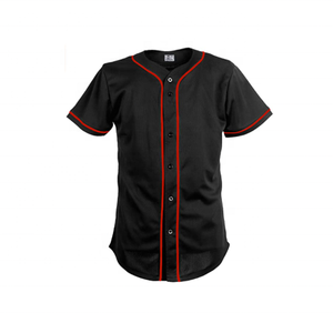 ชุดเบสบอล,เสื้อเจอร์ซีย์แฟชั่นสีต่างๆสำหรับผู้ชายทำจากวัสดุระบายอากาศ - Product Image 4