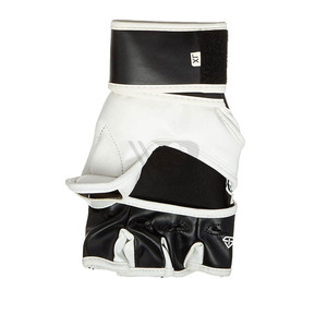 Guantes de Sparring Profesionales de Cuero de Primera Calidad para MMA, Entrenamiento de Kickboxing, Duraderos, Transpirables, con Soporte para Muñeca con Cordones, para Gimnasio - Product Image 2