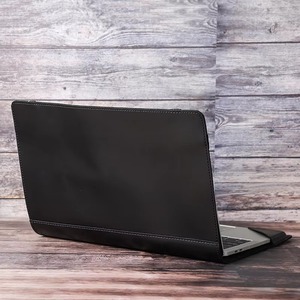 Custom Logo Durable Genuine Leather Sling <b>Laptop</b> <b>Sleeve</b> for Men & Women Modern Vintage Business Office Use LS-0292 - Product Image 6