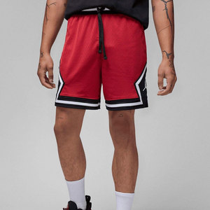 <b>Red</b> and Black Diamond <b>Shorts</b> for <b>Men</b> 100% Polyester Mesh Solid Pattern Running <b>Shorts</b> Quick Dry Comfortable Athletic Sportswear - Product Image 3