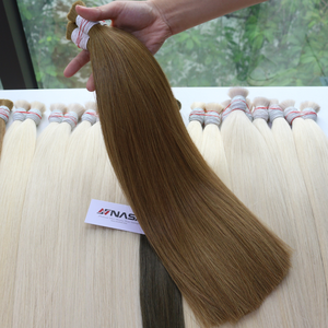 Extensions de cheveux naturels vierges Remy, ondulation naturelle, double trame, 100 grammes, 70 cm, vietnamiennes, toutes couleurs - Product Image 4