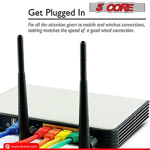 Cavo Ethernet Cat 6 da 20 piedi - Cavo Internet RJ45 ad alta velocità per connessione di rete WiFi per computer - Product Image 3