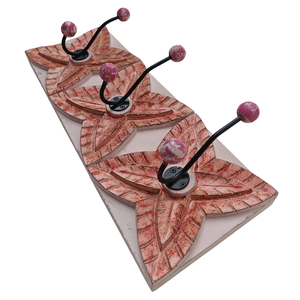 Smart Art Wood Carving <b>Wall</b> Hangings <b>Key</b> Hanger 3 <b>Hooks</b> Wooden <b>Wall</b> Mount <b>Key</b> Hanger <b>Wall</b> Personalized <b>Key</b> <b>Hooks</b> Engineered Wood - Product Image 4