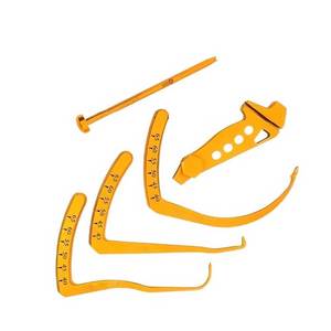 Juego de instrumentos quirúrgicos para artroscopia de rodilla con guía de perforación ACL/PCL, de acero inoxidable de calidad premium dorado, calidad USA/Europa - Product Image 1