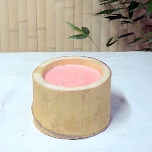 Top Quality Decorative <b>Candles</b> <b>Dinner</b> Table Centerpiece Bamboo <b>Candle</b> Centerpieces for Baby Shower Party - Product Image 2