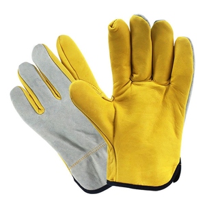 Premium Quality Heavy-Duty Industrial Safety <b>Gloves</b> Sheep Grain & Split Leather CE CATll Certified Heat Resistance - Product Image 5