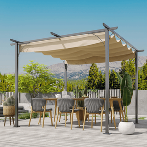 Pergola Retrattile da Esterno e Gazebo per Copertura Solare Avanzata - Product Image 1