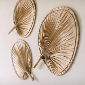 Abanico de Mano de Bambú Impreso Personalizado, Material Natural, Mejor Precio para Suministros de Fiestas y Eventos - Product Image 1