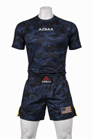 Chemises et shorts de compression pour hommes, style premium couleur orange, designs et logo personnalisés, ensembles d'entraînement pour hommes