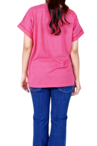 T-shirts Polo Personnalisés 100% Coton Épais Coupe Boxy avec Broderie, Patchs, Œillets, Passepoil et Impression Léopard en Bloc Sérigraphié - Product Image 6