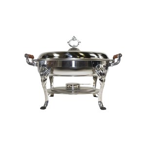 Commercial Grade Chafing Dish Stainless Steel Mirror Finished <b>Buffet</b> <b>Warmer</b> with Lid and Stand Professional Catering Equipment - Product Image 6