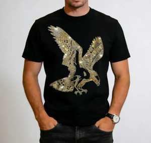 T-shirt personnalisé brodé USA et Europe – Nouvelle collection 2026 – T-shirt homme coupe ample, léger et oversize - Product Image 5
