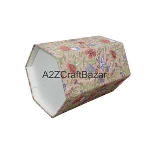 Poubelle pliable en papier recyclé fait main, imprimée en floc multicolore, pour usage extérieur, domestique ou professionnel, vente en gros - Product Image 4