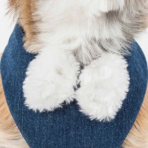 Luxe Pom Draper Pettorina e Guinzaglio 2-in-1 Regolabili per Cani con Design a Rete Invertita e Elegante Fiocco con Pompon - Pettorine Premium per Animali Domestici - Product Image 2
