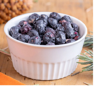 Rodajas de Arándanos Orgánicos Liofilizadas Comunes FD en Polvo, Envasadas al Vacío, a Granel, para Snacks Crujientes de Frutas Ácidas, Smoothies, Repostería y Cereales - Product Image 1