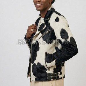 Winter Season Wear <b>Men</b> Cowhide Leather <b>Jacket</b> Factory Direct Sale OEM Manufactured Wholesale Genuine Wear <b>Jacket</b> - Product Image 3