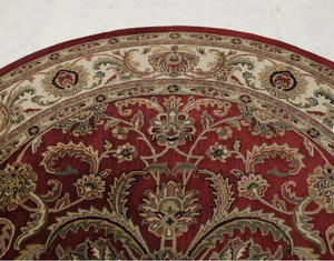 Tapis rond multicolores en laine tuftée à la main, de haute qualité, fait main, écologique, antidérapant, pour salon, enfants, hôtels, bureaux - Product Image 3