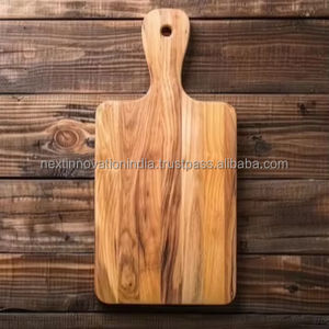 Bloc à découper en bois massif spacieux outil de cuisine essentiel pour chaque chef - Product Image 1