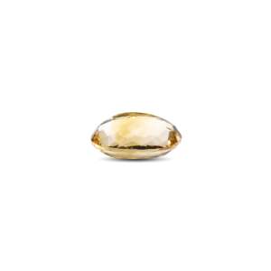 Natural Certified Citrine Gemstone 6.65 Carat 6mm Fine Yellow Orange Red for Jewelry Making - Product Image 3