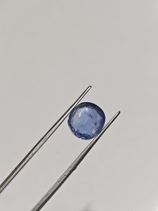 Saphir bleu naturel 8,35 ct, pierre précieuse ronde pour bagues de fiançailles et bijoux fins au meilleur prix - Product Image 5