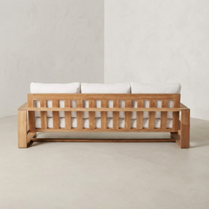 Living Room <b>Sofas</b> Custom Teak Wood <b>Sofa</b> Factory Low Profile Residential 3 Seater Couch Private Label Furniture Indonesia - Product Image 5