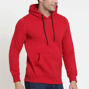 เสื้อฮู้ดดี้ผู้ชายสีแดงคุณภาพสูง พร้อมออกแบบโลโก้ตามสั่ง แห้งเร็ว ระบายอากาศดี ทันสมัย พิมพ์ลายนูน มีไซส์พลัสไซส์ให้เลือก - Product Image 5