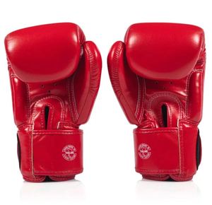 ถุงมือชกมวย Fairtex MMA Sanda คุณภาพสูง 12 ออนซ์ หนังวัวแท้ น้ำหนักเบา ปิดแบบตีนตุ๊กแก สำหรับฝึกซ้อม - Product Image 4