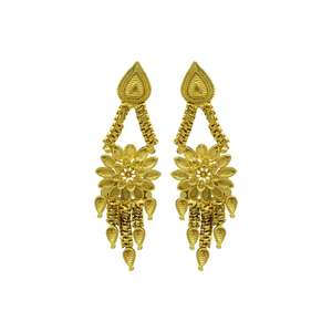 ชุดสร้อยคอทองชุบไมครอน 14K 18K 24K แบบครึ่งชุดสำหรับเจ้าสาว ขายส่ง เครื่องประดับแฟชั่น ชุดเครื่องประดับดีไซน์ดั้งเดิม - Product Image 5