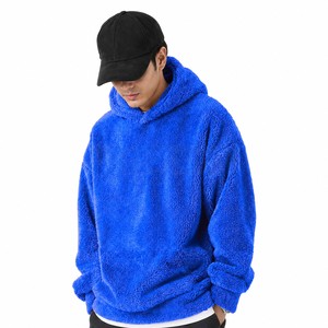 Vente en gros de sweat-shirts à capuche en polaire pelucheuse 350 GSM, sweat-shirts surdimensionnés, collection de polaires d'hiver pour les marques de mode - Product Image 3