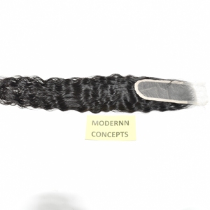 Venta al por mayor 100% crudo indio sin procesar Virgen vendedores Hd Frontal ondulado Natural Bundles Temple extensiones de cabello humano - Product Image 4