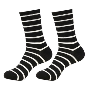 Calcetines de Algodón Transpirables para Hombre, con Diseño de Rayas y Logotipo de Dibujos Animados, Ecológicos y de Secado Rápido - Product Image 2