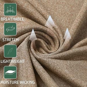 Chemises de sport à manches longues pour hommes, sweat-shirt à demi-zip, hauts de fitness pour le jogging, respirants, compressifs, pour la course à pied - Product Image 6
