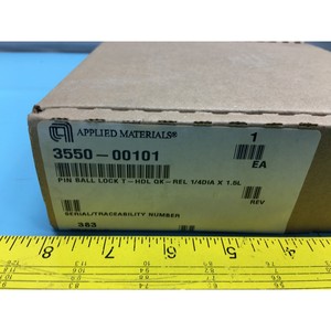 AMAT 3550-00101 PIN BALL LOCK T-HDL QK-REL 1/4DIA - Équipements et pièces semi-conducteurs d'occasion fiables à l'échelle mondiale - Product Image 3