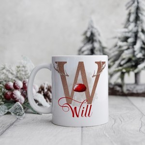 Personalized <b>Christmas</b> Ceramic Coffee Mug Sublimation Name Initial Cup Dishwasher Safe <b>Gift</b> <b>Box</b> Packaging Custom Holiday <b>Gift</b> - Product Image 6