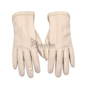 Gants de travail en cuir résistant à l'abrasion, en cuir de vachette, robustes, équipement de sécurité pour les mains, paume en cuir renforcé, gants de travail avec logo personnalisé - Product Image 6