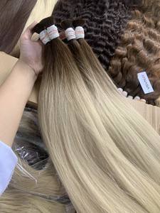Extensiones de Cabello Humano Virgen Remy 12A de Vietnam, Color Natural, Liso y Ondulado Natural, Doble Trama, Venta al Por Mayor de Nasa Hair Vietnam - Product Image 3