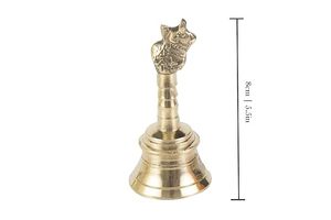 Ensemble de thali circulaire en laiton avec tasse et cuillère pour les activités religieuses, design durable - Product Image 6