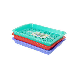 Plateau de séchage de gobelets en plastique sans BPA de capacité moyenne robuste pour une utilisation sur le comptoir de cuisine pour les boissons et les aliments dans les paramètres de la cantine à la maison - Product Image 1