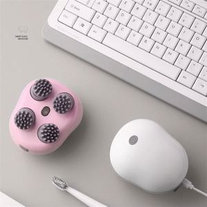 Popular <b>Electric</b> Silicone <b>Head</b> Spa <b>Massager</b> Portable Professional Scalp Massage Device USB Rechargeable Eco-Friendly for - Product Image 4