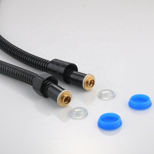 Tuyau de <span class=keywords><strong>douche</strong></span> en acier inoxydable <span class=keywords><strong>noir</strong></span> 304 Tube crypté électrolytique Pommeau de <span class=keywords><strong>douche</strong></span> <span class=keywords><strong>Douche</strong></span> en métal haute pression - Product Image 2