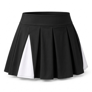Faldas de Tenis con Bolsillos, Falda Deportiva de Algodón para Golf, Pickleball y Tenis, Falda de Tenis Personalizada para Mujer, Color Gris, Mini - Product Image 3