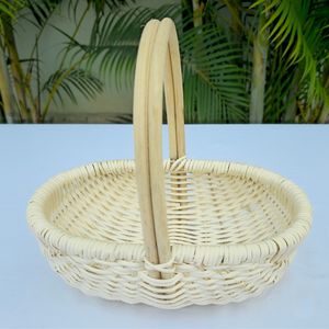 Panier à fleurs en rotin blanc, moderne, écologique, de haute qualité, artisanat vietnamien naturel, OEM ODM, décoration d'intérieur - Product Image 4