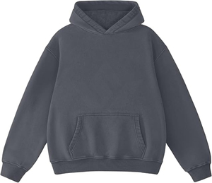 Sudaderas con Capucha de Alta Calidad para Hombre, Tallas Grandes, Felpa Francesa, 100% Algodón, 500 g/m², Personalizadas, Estampado de Primavera - Product Image 3