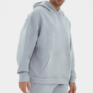 100% Cotton Fabrics Casual Wear Men's Oversized Hoodies Cotton Fleece Hoodies High Quality Custom Label Men Oversized Hoodie - Product Image 2